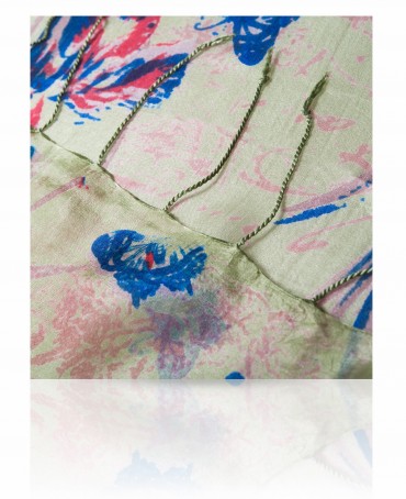 Палантин Женский S-BUTTER.FLOWER/GREEN